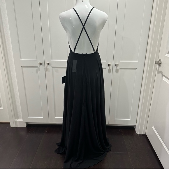 Lulu’s Mythical Kind of Love Black Maxi Dress Size Extra Small - Picture 8 of 9